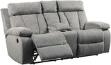 Mitchiner Contemporary Manual Rocker Recliner, Gray