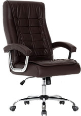 Executive Office Chair Adjustable Leather Chair High Back Swivel Office Desk Chair