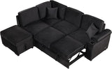 Modern Living Room Furniture Sectional Sofa Set Left Right Chaise Lounge with Storage