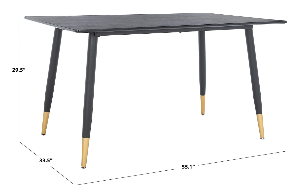 Home Collection DTB5800 Table, Black/Gold