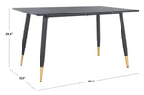 Home Collection DTB5800 Table, Black/Gold