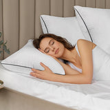 Higoom Standard Size Bed Pillows for Sleeping 4 Pack,Luxury Hotel Pillows,Comfortable