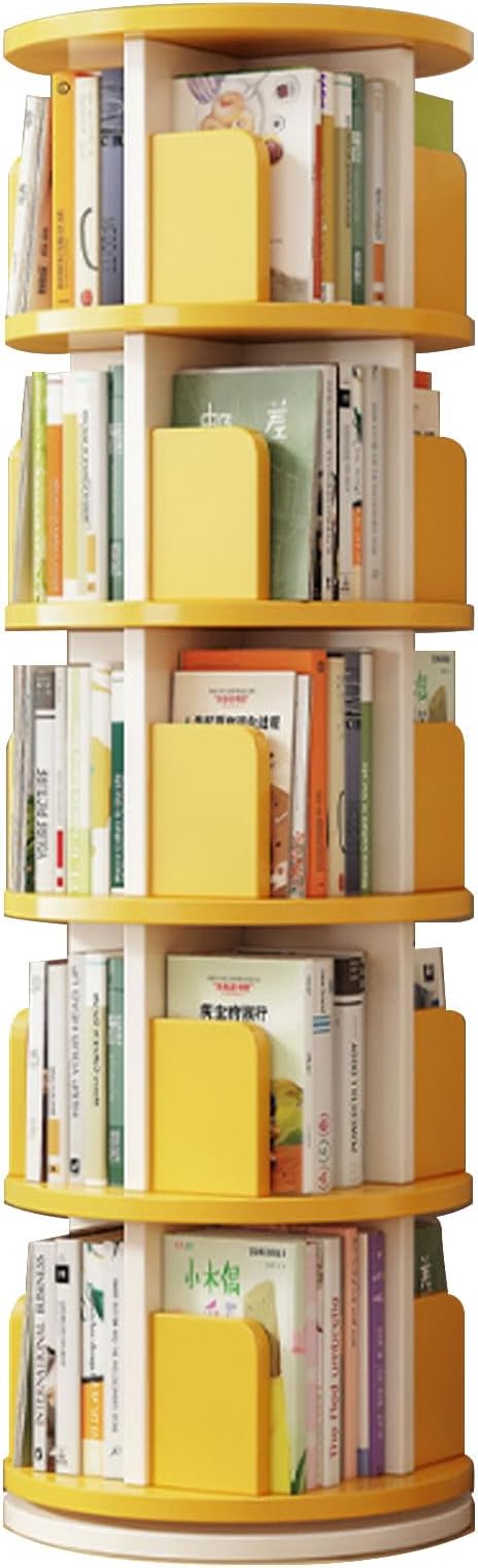 Rotating Bookshelf, Rotating Bookshelf Tower, 360 Rotating Bookshelf, Suitable for Small