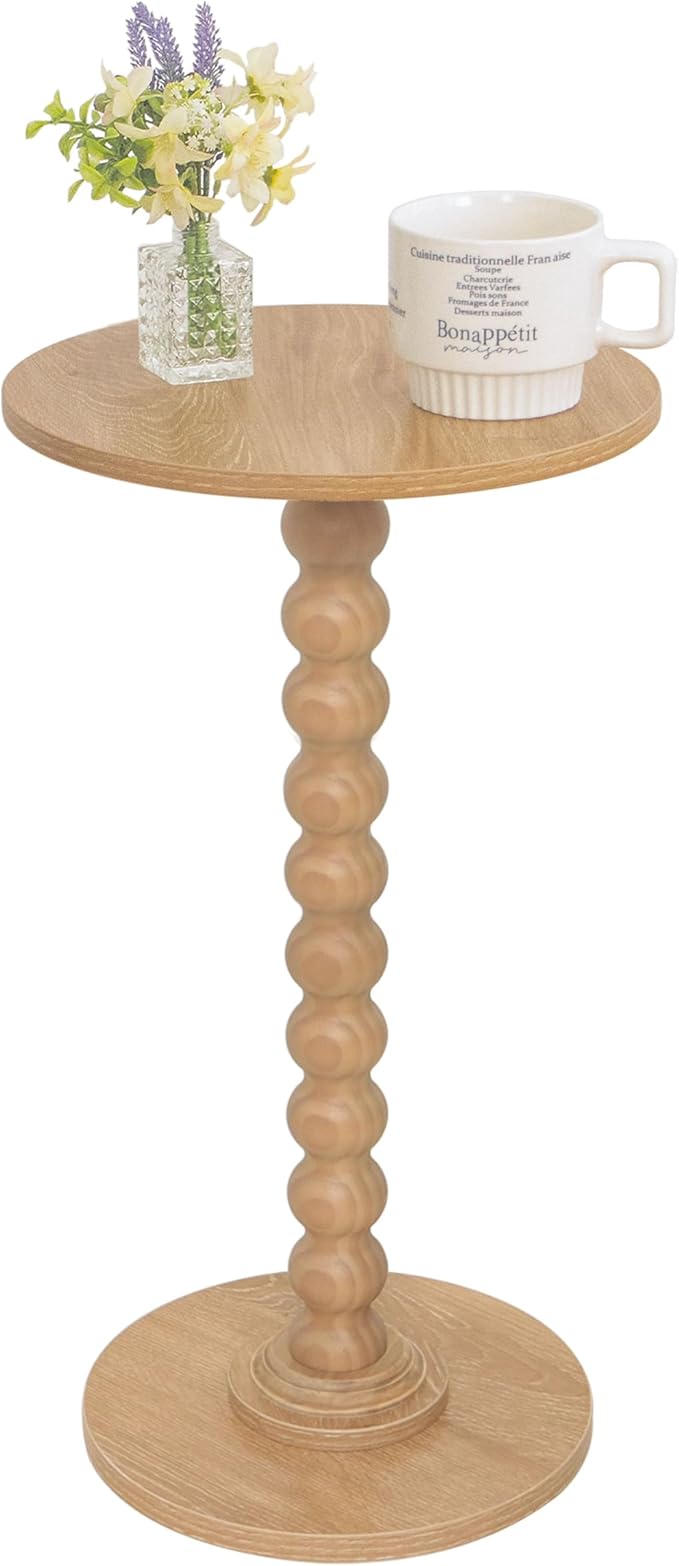 Small Side Table, Drink Table for Small Spaces, Modern Accent Table Martini Table