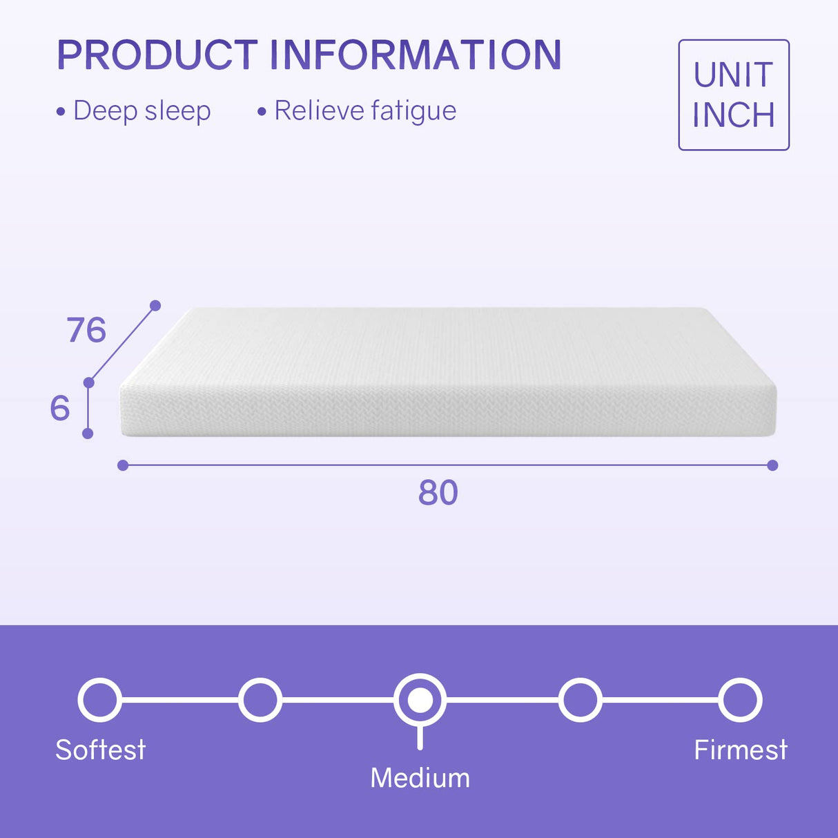 King Size Mattress Fiberglass Free 6 Inch Green Tea Cooling Gel Memory Foam Mattress