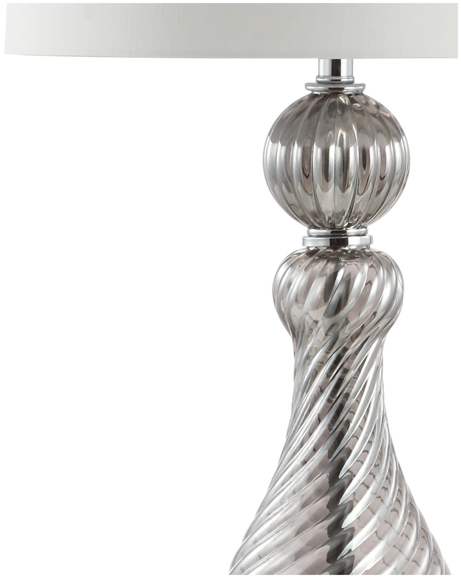 JYL2063A Murano 32" Swirled Crystal/Glass LED Table Lamp Classic Glam