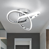 Modern Led Ceiling Light Fixtures 5500K Led Hallway Light Semi Flush Mount Ceiling