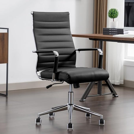 Office Desk Chair Modern, Conference Room Chairs with Wheels