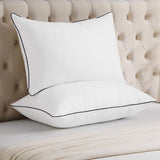 Pillows Standard Size Set of 4, Bed Pillows for Sleeping 4 Pack, Cooling and Supportive Pillows with Super Soft Down Alternative Fill, Hotel Pillows for Side, Back, and Stomach Sleepers