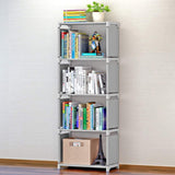 Bookcase Storage, Simple Bookcase Storage Rack Multi Layer Standing Bookcase Bookshelf Storage Shelf Rack Home Organizer for Living Room Bedroom(02)