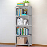 Bookcase Storage, Simple Bookcase Storage Rack Multi Layer Standing Bookcase Bookshelf Storage Shelf Rack Home Organizer for Living Room Bedroom(02)