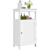 4-Tier Bathroom Floor Cabinet, Multifunctional Free Standing Storage Cabinet