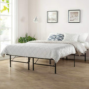 Bed Frame Queen Metal Platform Bed Frame 14 Inch High Mattress Foundation Queen