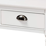 Garvey Console Tables, 3-Drawer, White