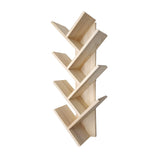 Tree Bookshelf 7-Tier | Wall Bookshelf | Book Organizer | Solid Wood Bookshelf