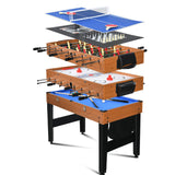 Multi Game Table Set for Home, Game Room, Friends & Family w/Hockey