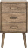 Safavieh Home Pomona Modern Black 3-drawer Chest