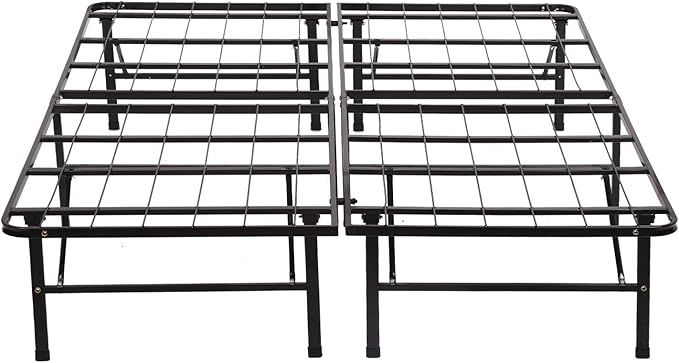 Bed Frame Queen Metal Platform Bed Frame 14 Inch High Mattress Foundation Queen