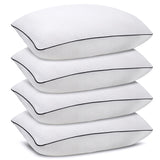 Higoom Standard Size Bed Pillows for Sleeping 4 Pack,Luxury Hotel Pillows,Comfortable