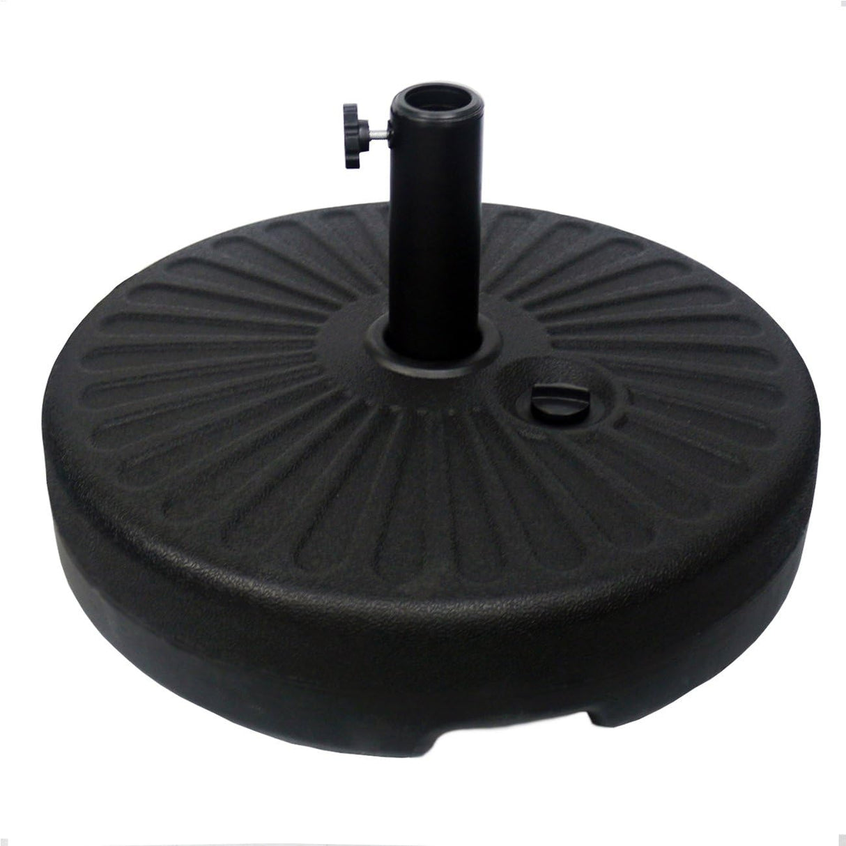 Heavy Duty 23L Round 20" Water Filled Patio Outdoor Umbrella Base Stand Weight