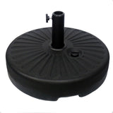 Heavy Duty 23L Round 20" Water Filled Patio Outdoor Umbrella Base Stand Weight