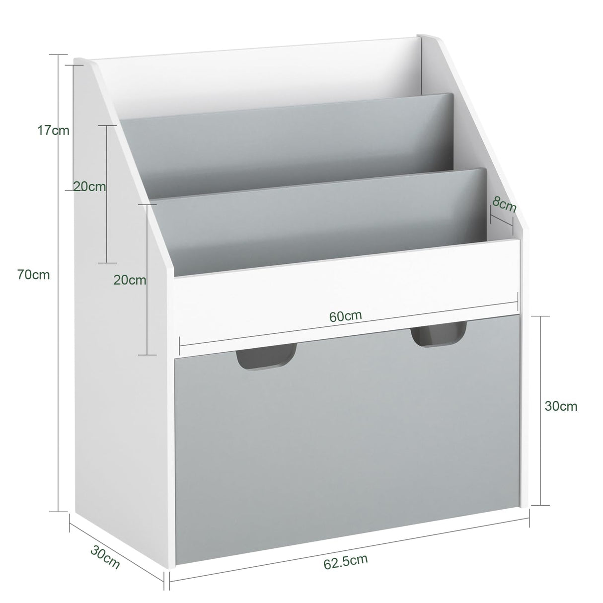 Children Kids Bookcase with Drawer and Wheels,Book Shelf Storage Display Rack Organizer