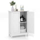 Bathroom Storage Cabinet, Freestanding Bathroom Storage Organizer with Doors