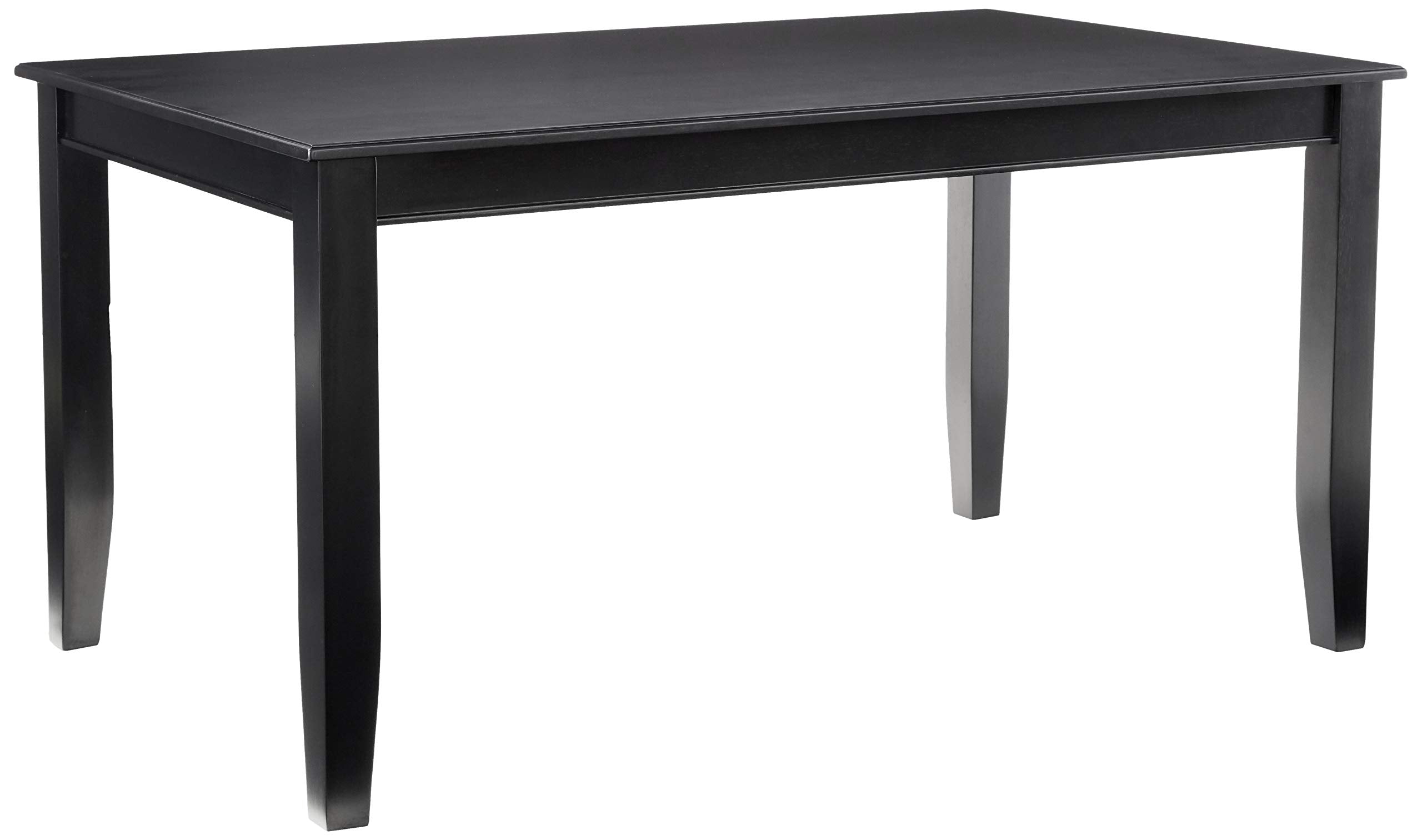 DUT-BLK-T Dudley Kitchen Table - a Rectangle Dining Table Top with Sturdy Legs