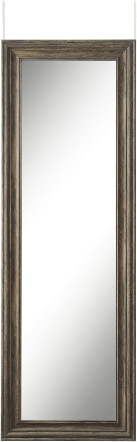 Wall Decorative Mirror with Frame 19.56X56.57 Inch Gray Color Cooper-Free