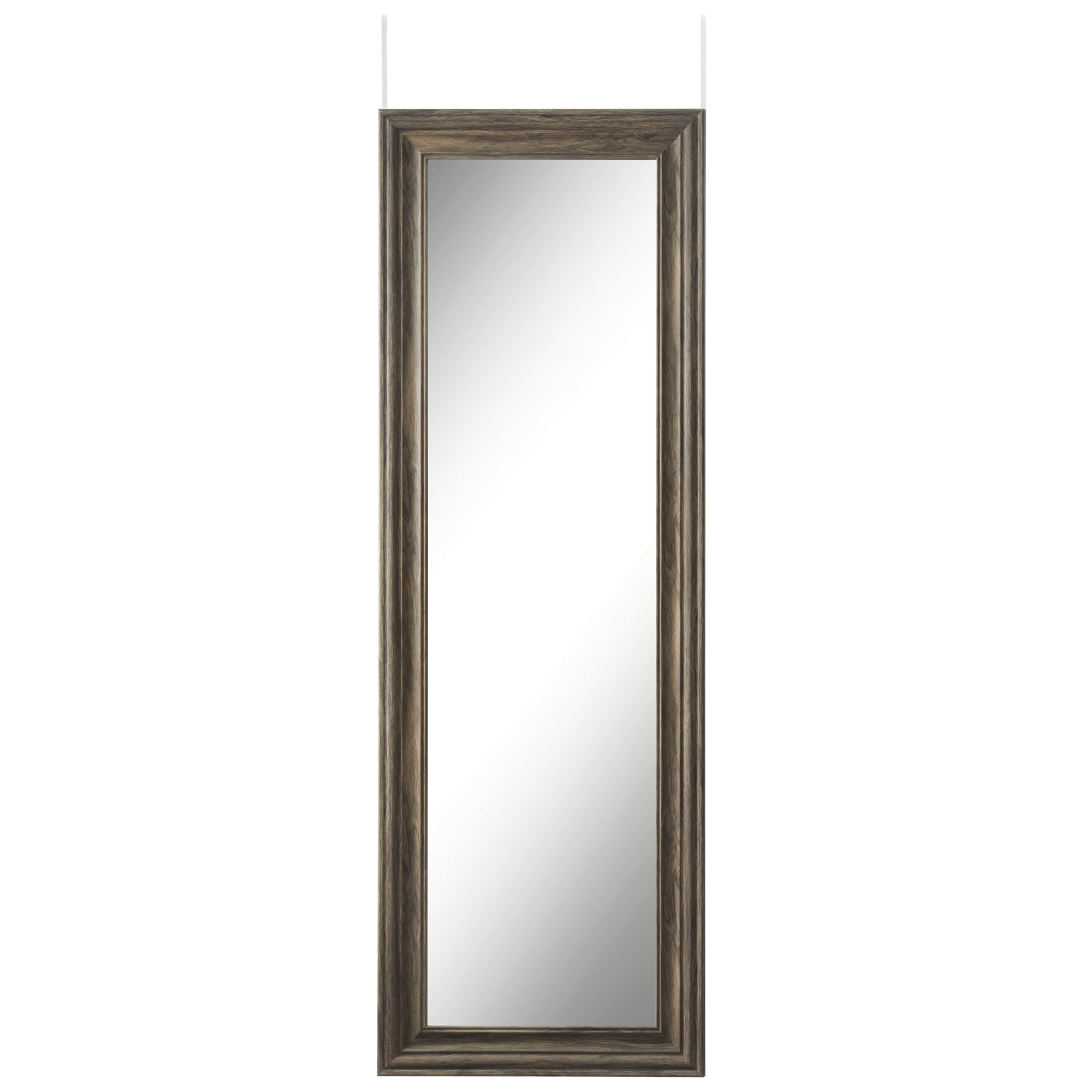 Wall Decorative Mirror with Frame 19.56X56.57 Inch Gray Color Cooper-Free