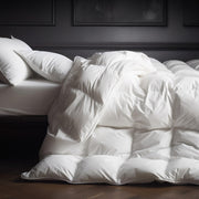 Luxury Goose Down Comforter Super King Size, All Season Fluffy Duvet Insert
