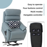 Small Lift Chair Recliner for Short People, Lay Flat Power Lift Sofa with Infinite