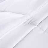 Comforter Duvet Insert, Quilted Comforter with Corner Tabs, Box Stitched Down Alternative Comforter (Full, White)