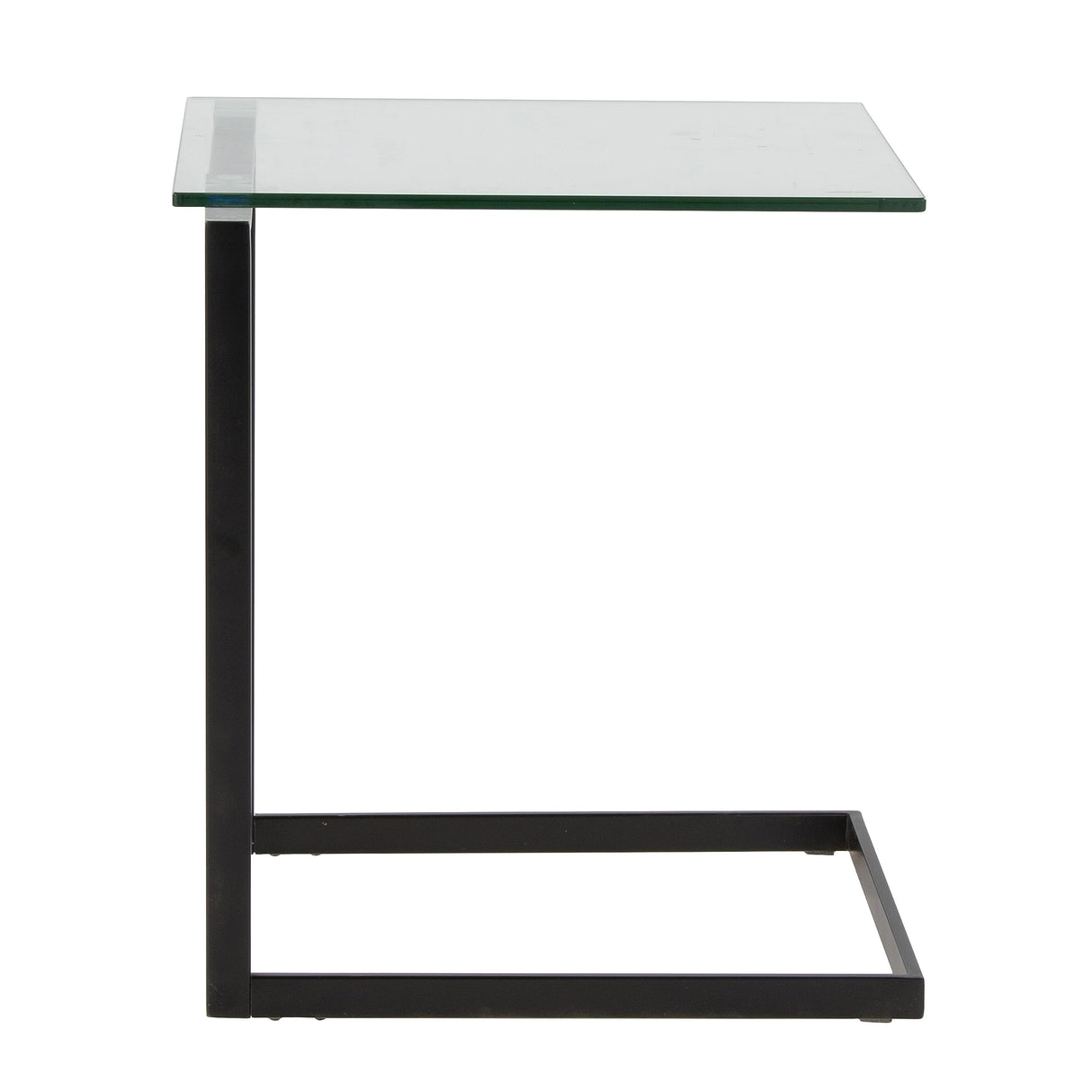 Zenn End Table, Accent Table, Glass End Table, Small Side Table for Small Spaces