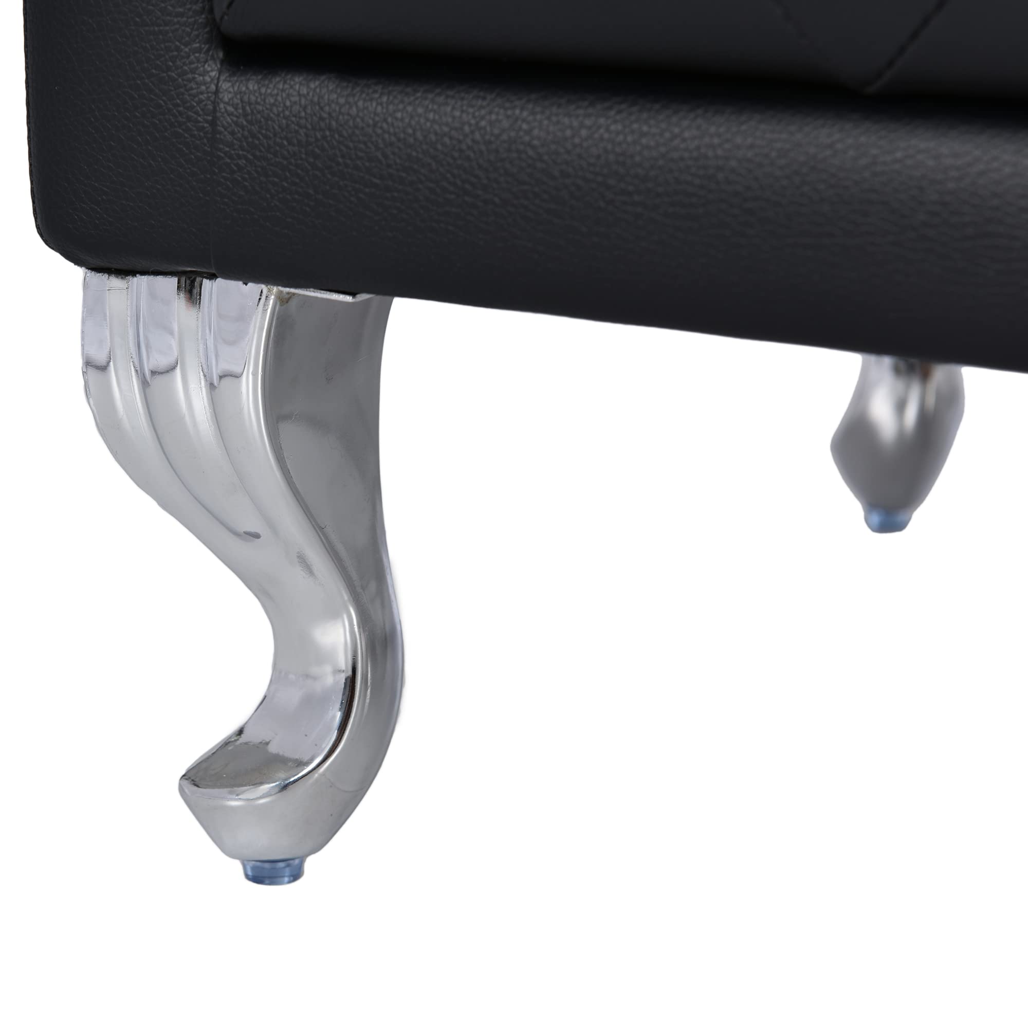 Modern Queen Bed with 2 Nightstands, Black, Platform Bed, LED Lights, Lift-up Storage