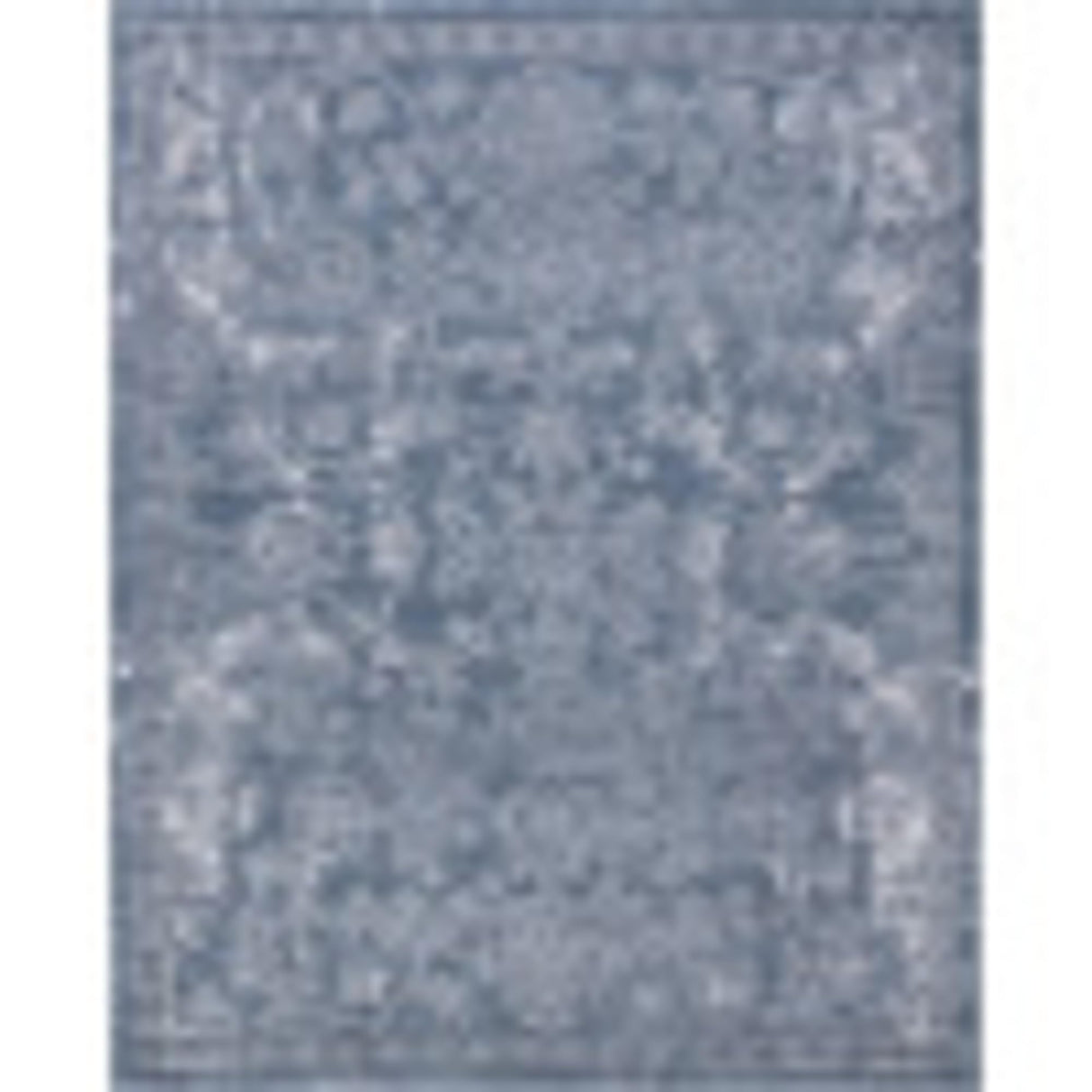 Portland Collection Area Rug - Albany (7' 10" x 10' Rectangle, Blue/ Gray)