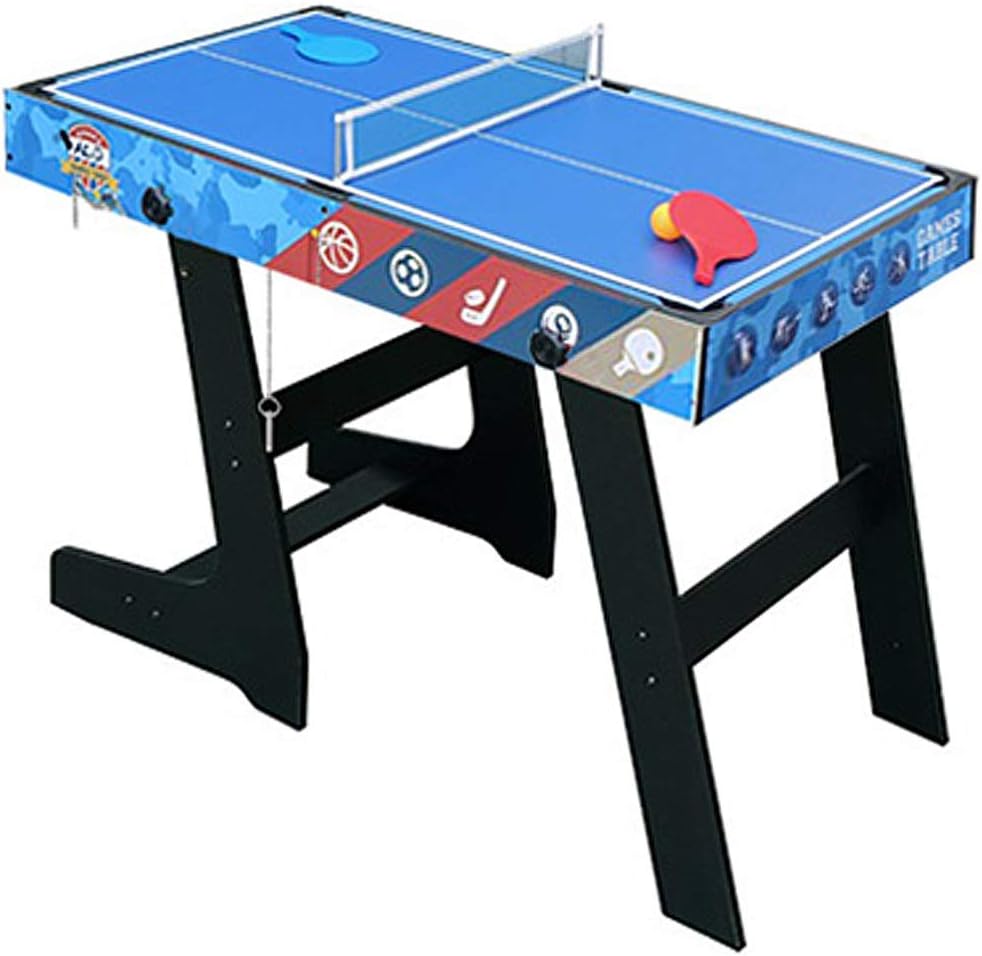 Multi Game Table 5-in-1 Combo Game Table, 5 Games with Hockey, Billiards