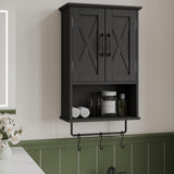 Farmhouse Medicine Cabinet, Bathroom Wall Cabinet with Adjustable Shelf