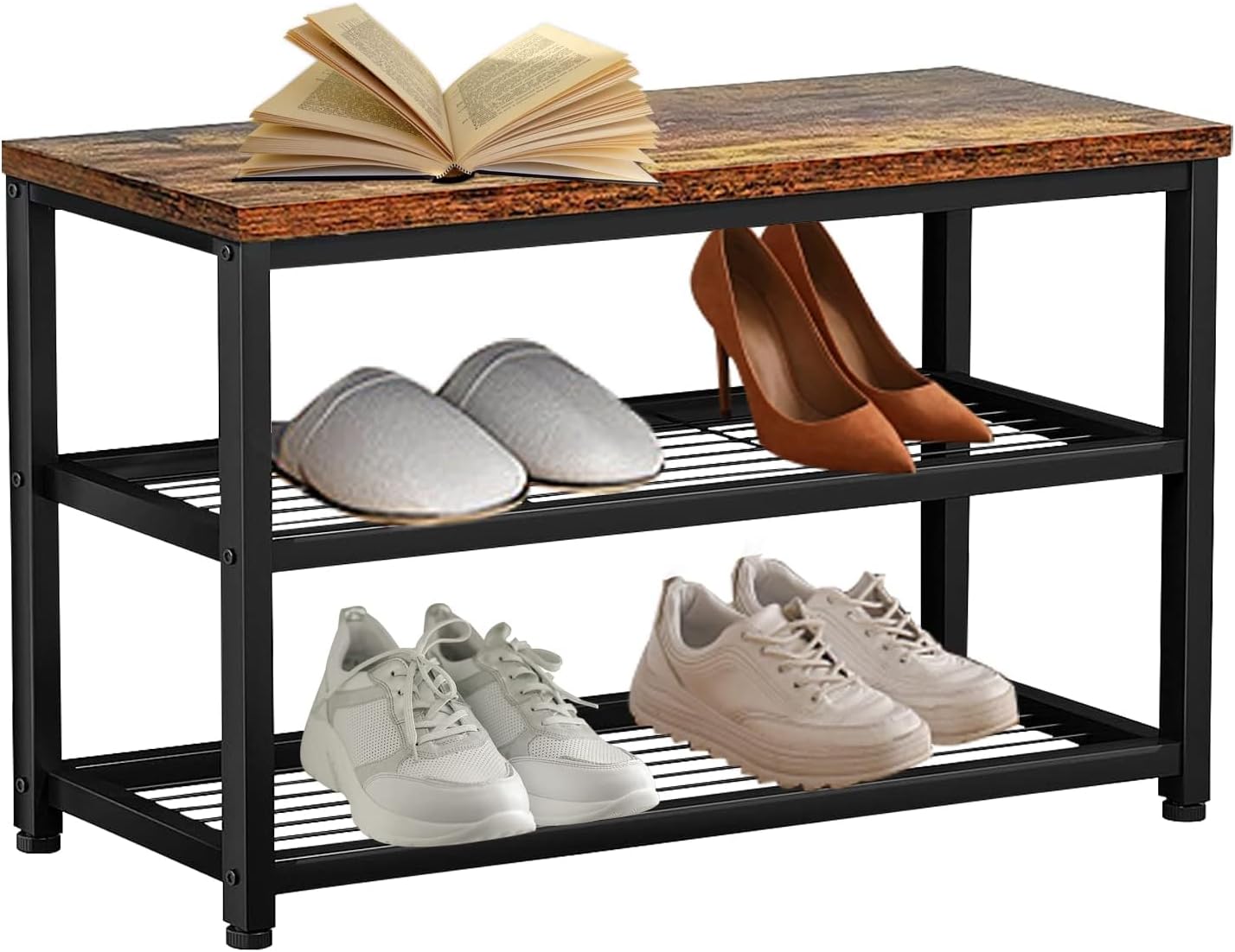 Shoe Storage Bench, Barrow Entryway Bench