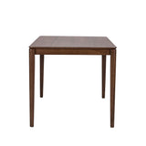 Industries Space Savers Rectangular Leg Table, W53 x D32 x H30, Medium Brown