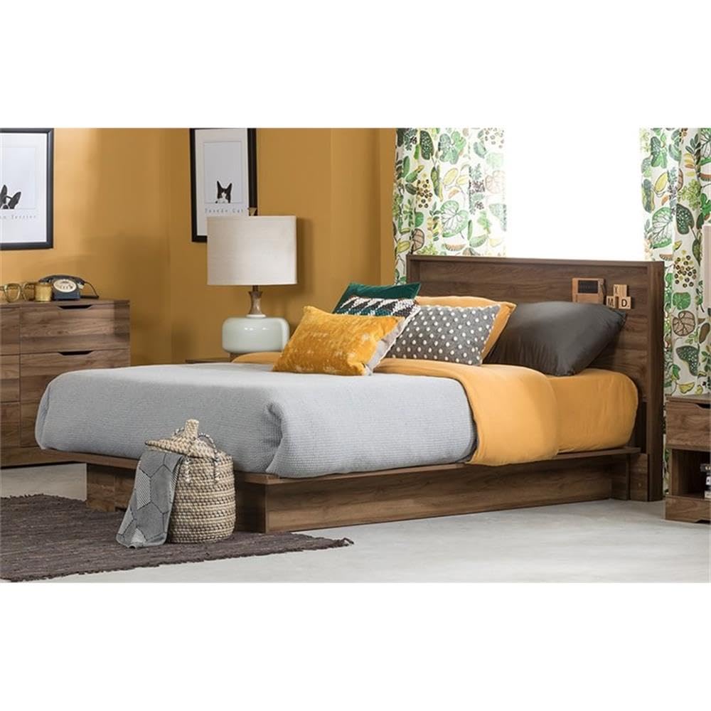 4 Piece Modern Bedroom Furniture Set - Queen Platform Bed