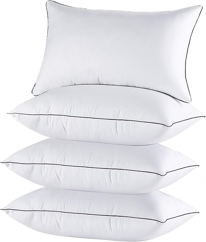 Bed Pillows Standard Size Set of 2, Cooling and Supportive Full Pillow 2 Pack