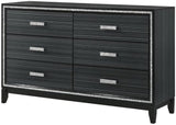 Haiden Rectangular Wood 6-Drawer Bedroom Dresser in White