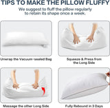 Soft Pillows for Sleeping - Hotel Collection Velvet Bed Pillows with Adjustable Filling,