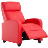 for Living Room Recliner Sofa Winback Chair Reading Chair Single Sofa Home Theater Seating Modern Reclining Easy Chair with Fabric Padded Seat Backrest