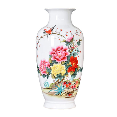 Ceramic Vase Home Chinese Living Room TV Cabinet Ornaments 22 * 44cm