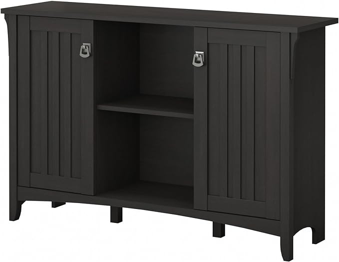 Salinas Accent Storage Cabinet with Doors in Vintage Black