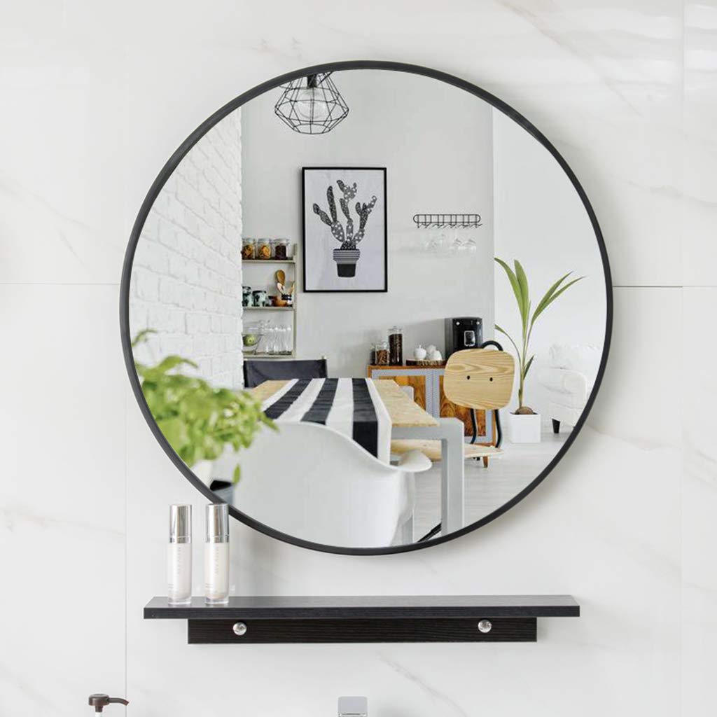 Wall Mirror Round Bathroom Home Decorative Mirror Metal Frame
