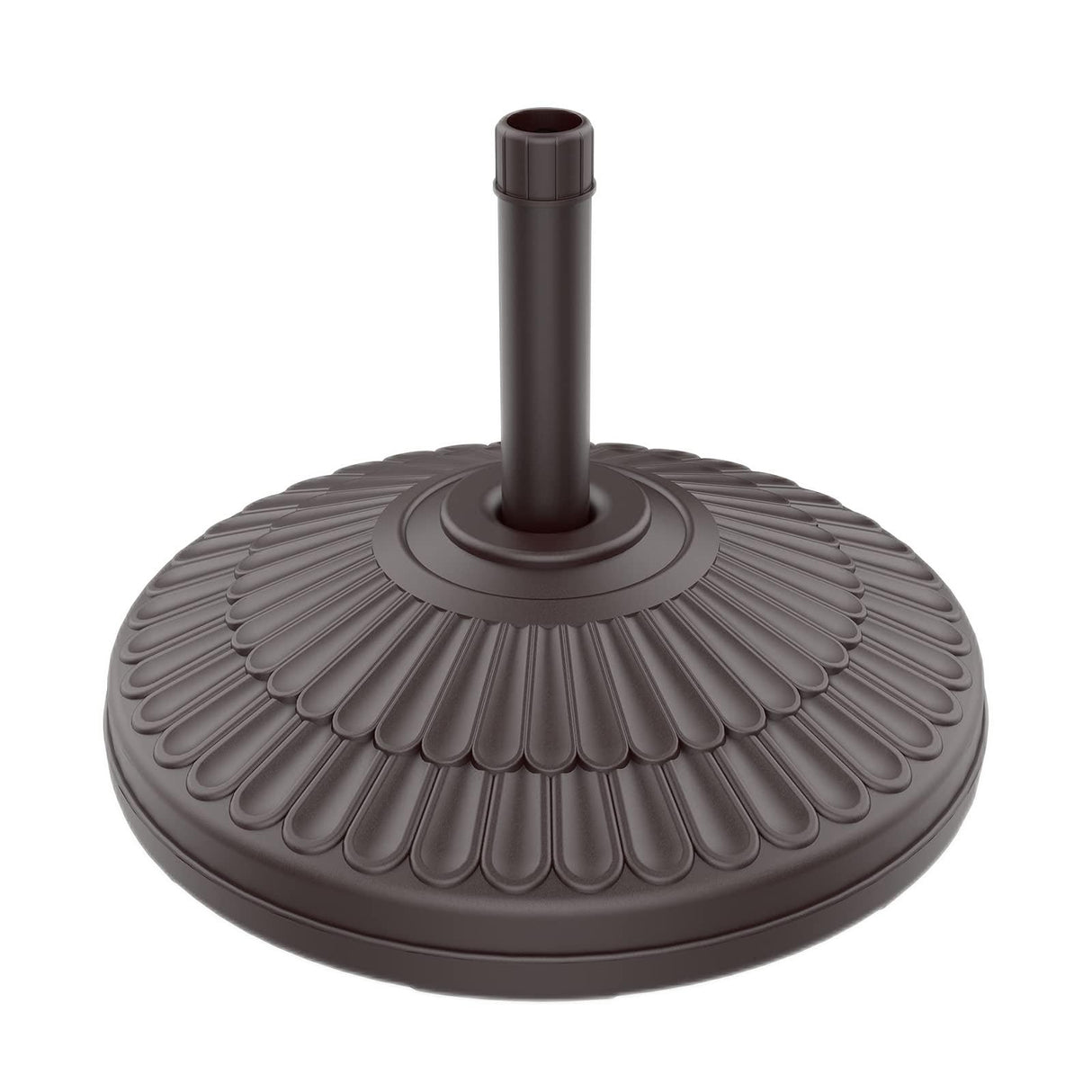 80 Lbs Round Weighted Patio Umbrella Base, Free Standing Heavy Duty Base Water