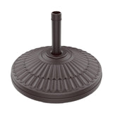 80 Lbs Round Weighted Patio Umbrella Base, Free Standing Heavy Duty Base Water